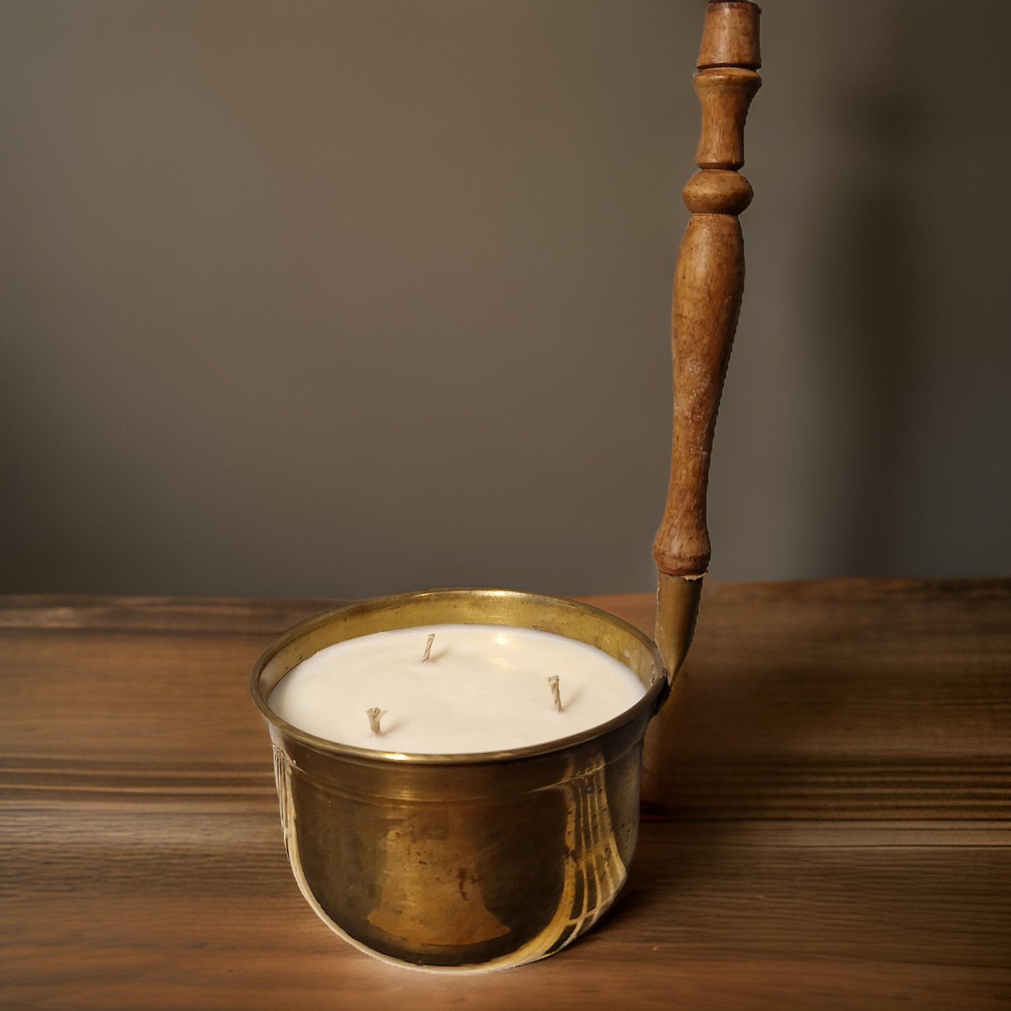Vintage Copper Pot Candles-3