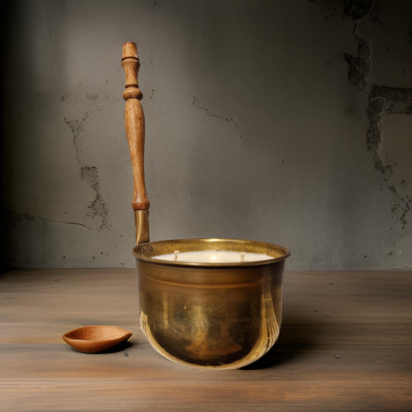 Vintage Copper Pot Candles-4