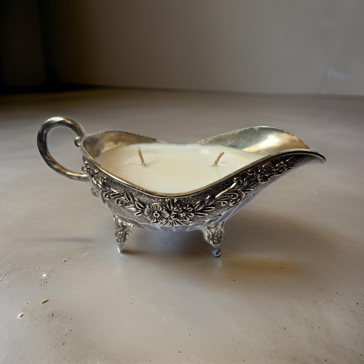Vintage Gravy Bowl Candle-2
